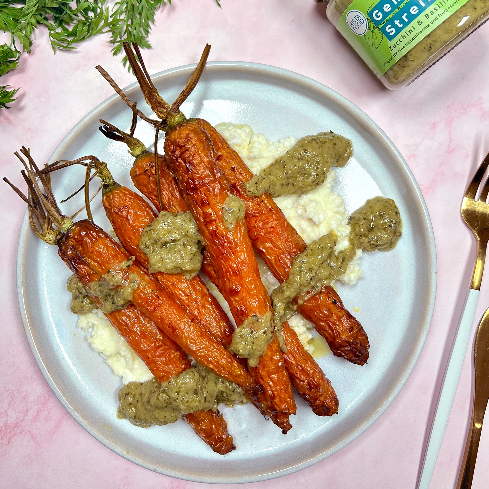 Geschmorrte Karotten