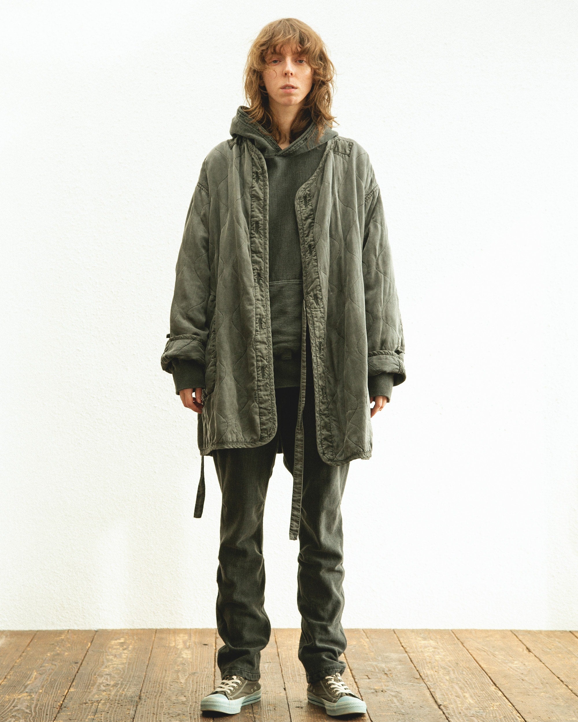 INNAT LINER COAT SUMIKURO (炭染め)