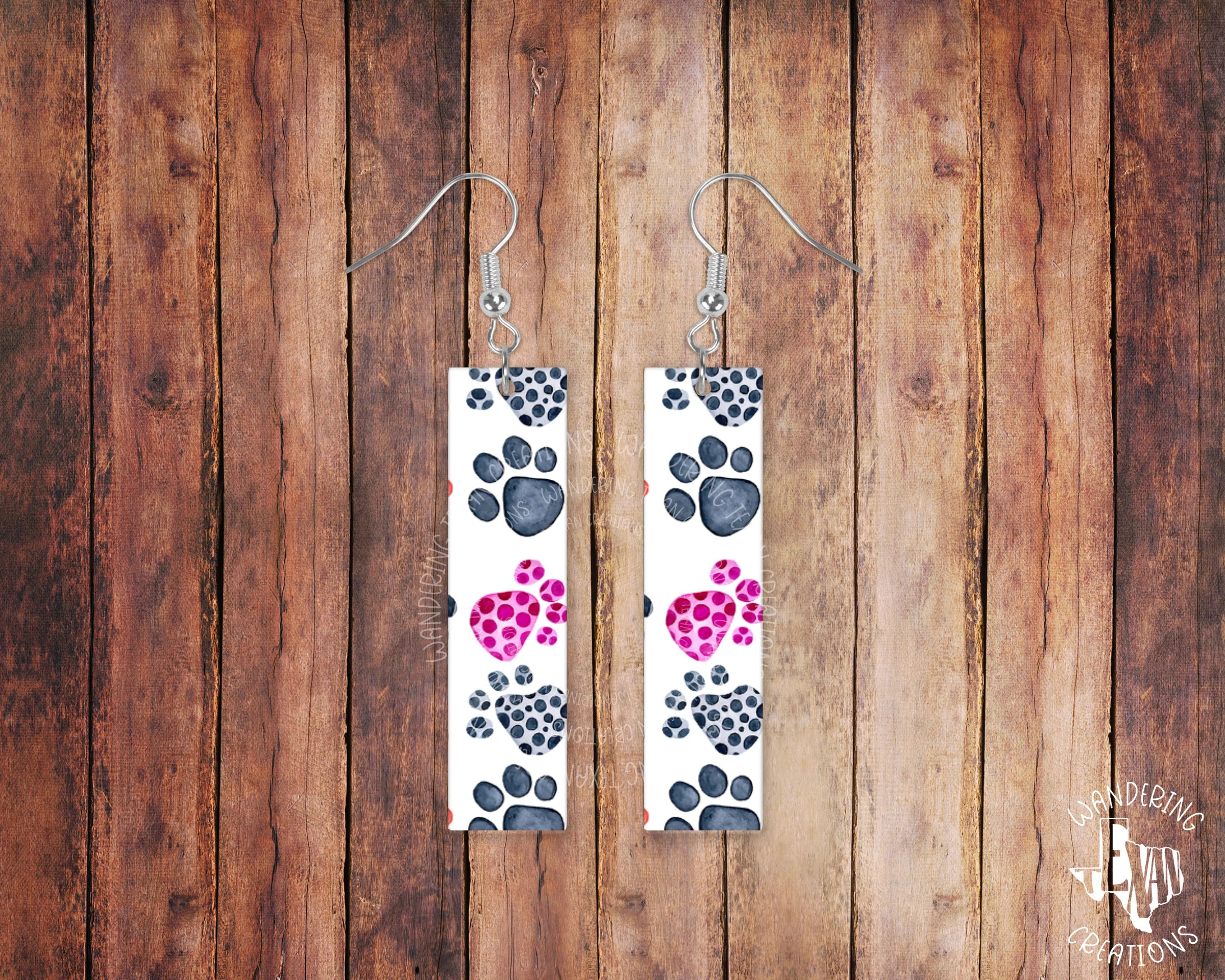 Paw Prints Earrings