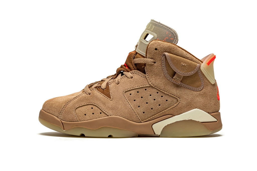 AIR JORDAN 6 TRAVIS SCOTT KIDS BRITISH KHAKI PS