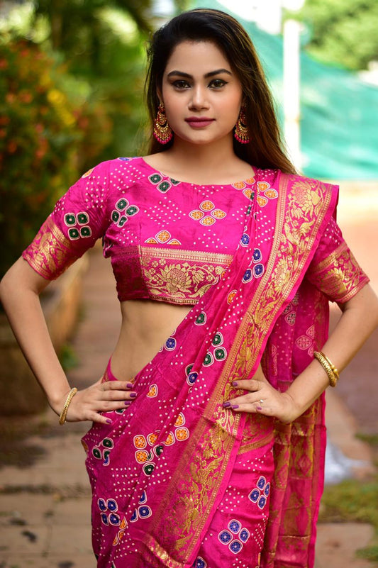 Buy Fancy Soft net saree at Rs. 750 online from Fab Funda designer sarees :  FF-2076Pink