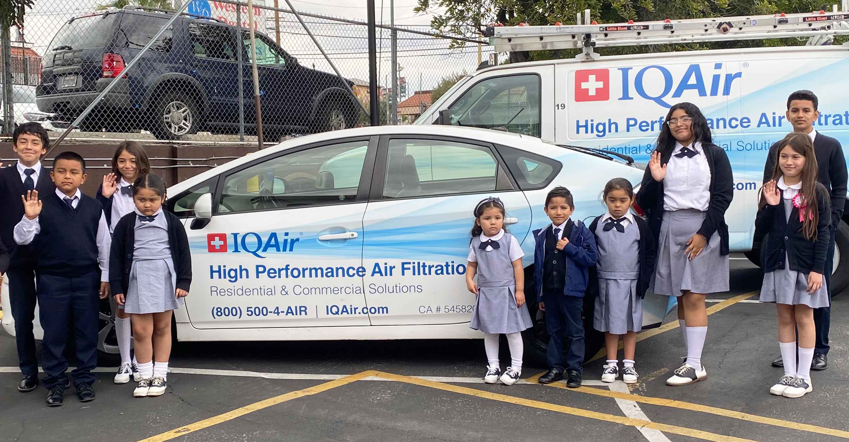 IQAir 与南海岸空气质量管理局合作，为教室提供清洁空气
