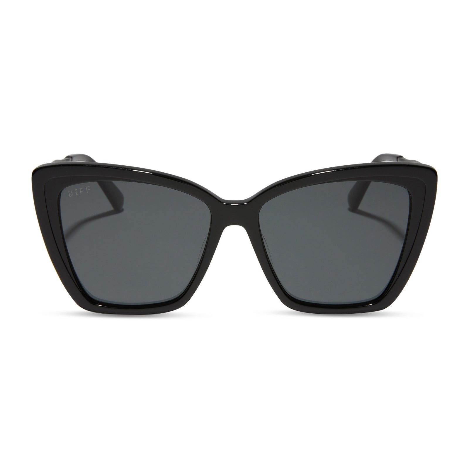 BECKY II - BLACK + DARK SMOKE POLARIZED SUNGLASSES