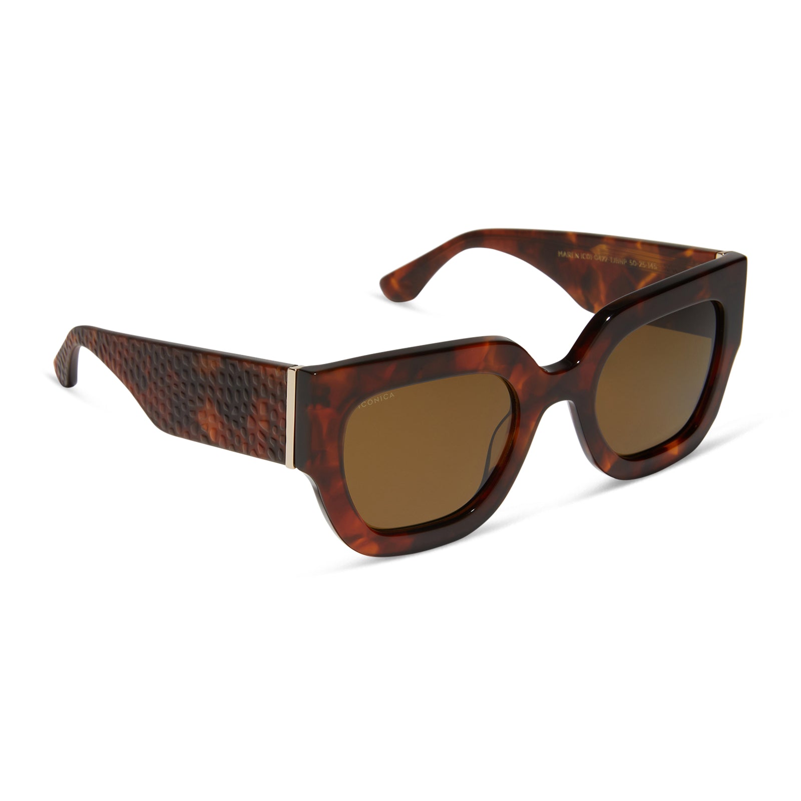 Image of MAREN - SALTED CARAMEL TORTOISE + BROWN + POLARIZED SUNGLASSES