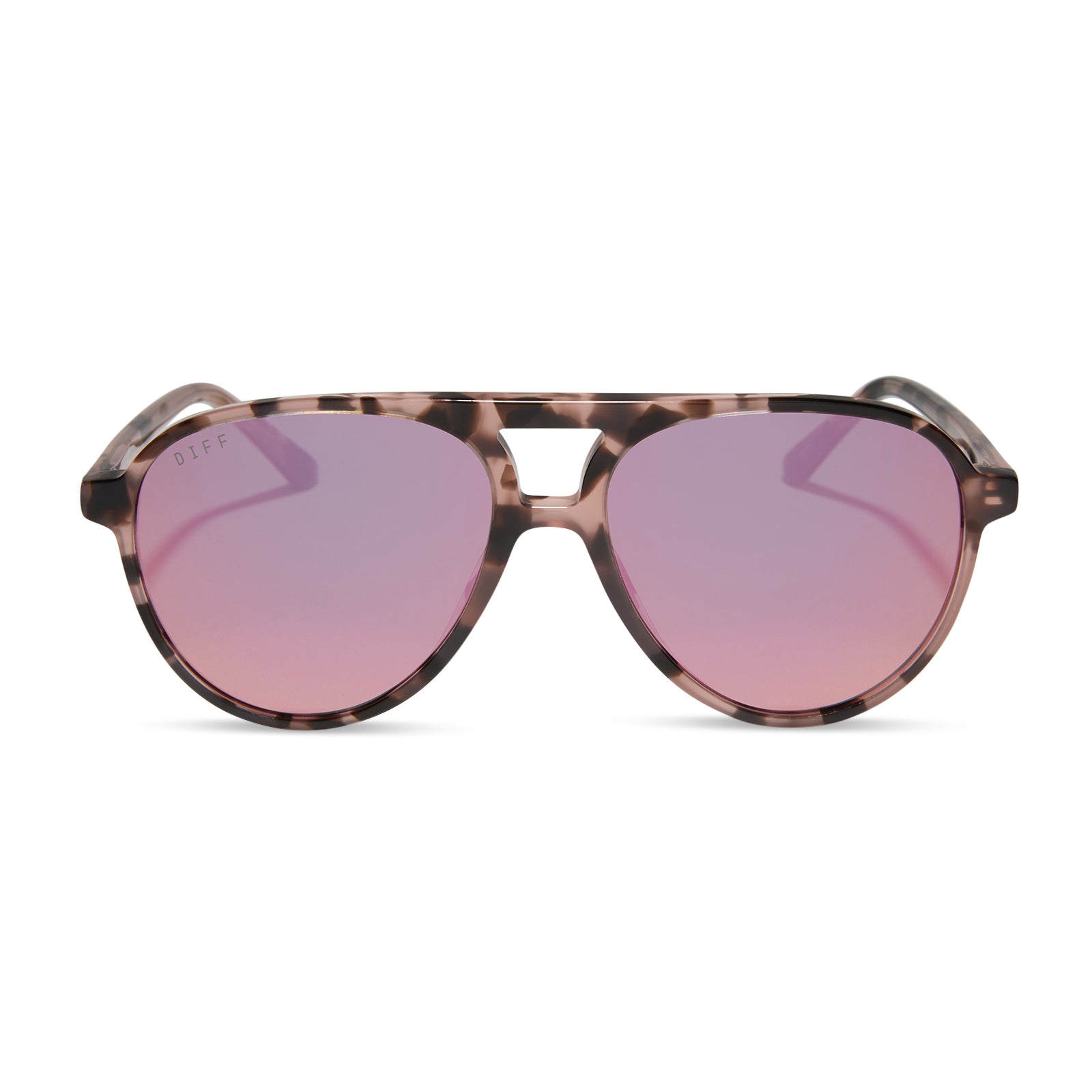 TOSCA II - HIMALAYAN TORTOISE + TAUPE MIRROR SUNGLASSES