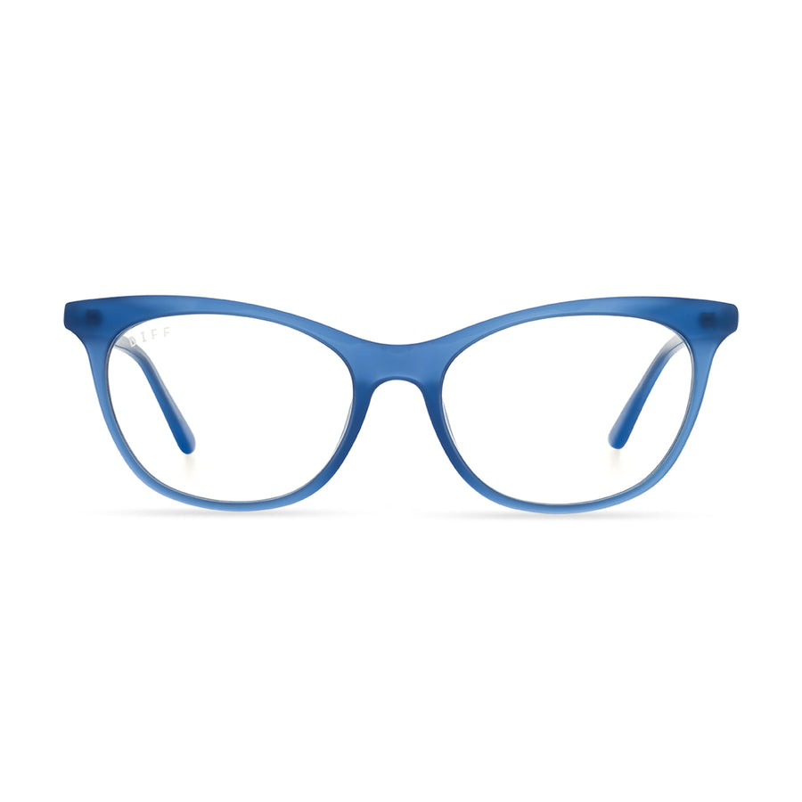 Jade Cat Eye Glasses | Blue Crystal & Blue Light Technology | DIFF Eyewear