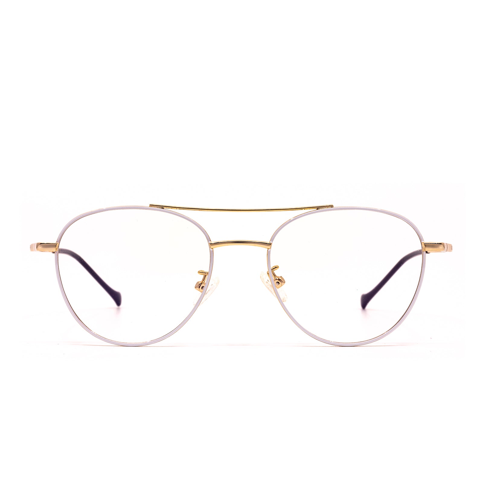 Aiden White Gold Blue Light Technology Glasses