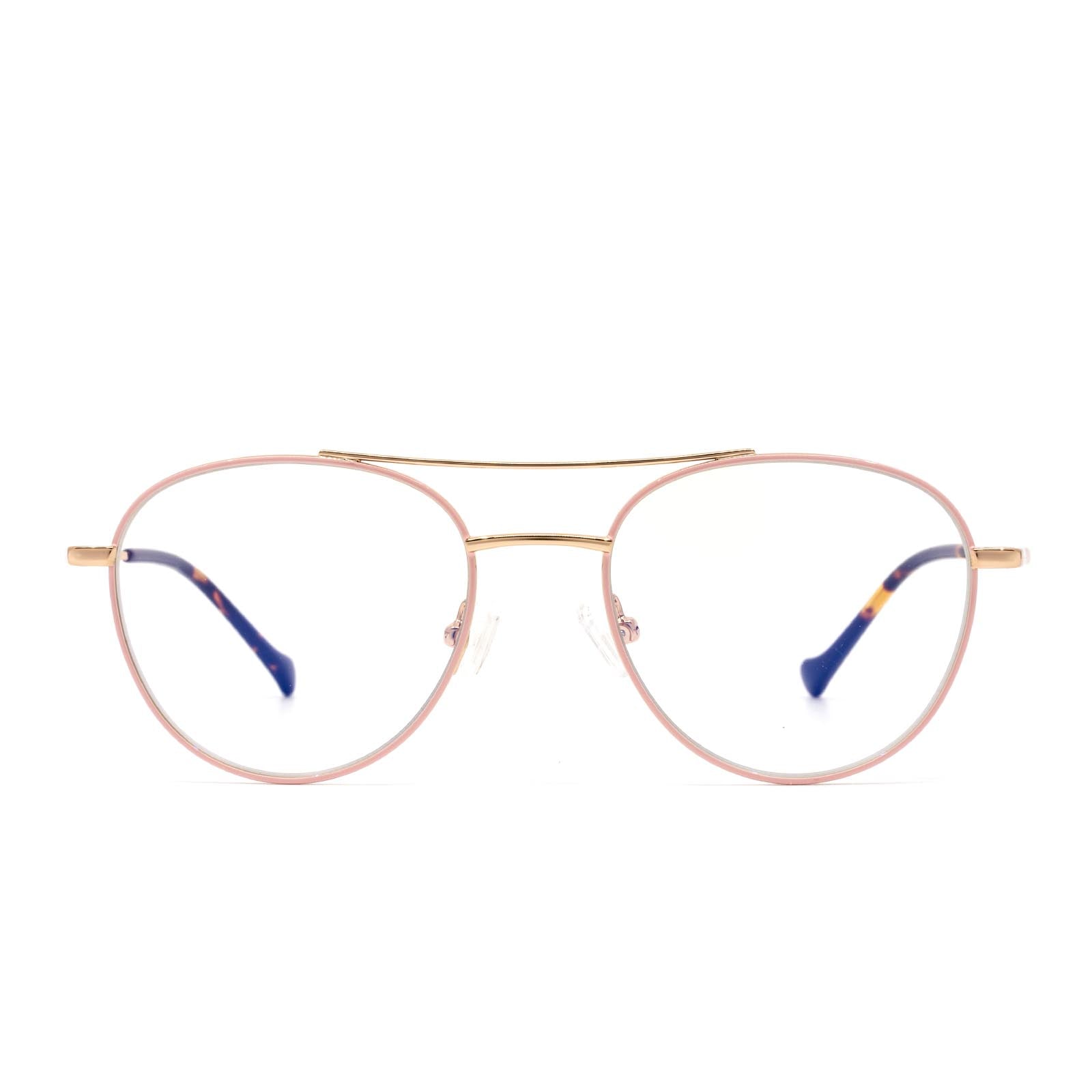 Aiden Light Pink Rose Gold Blue Light Technology Glasses