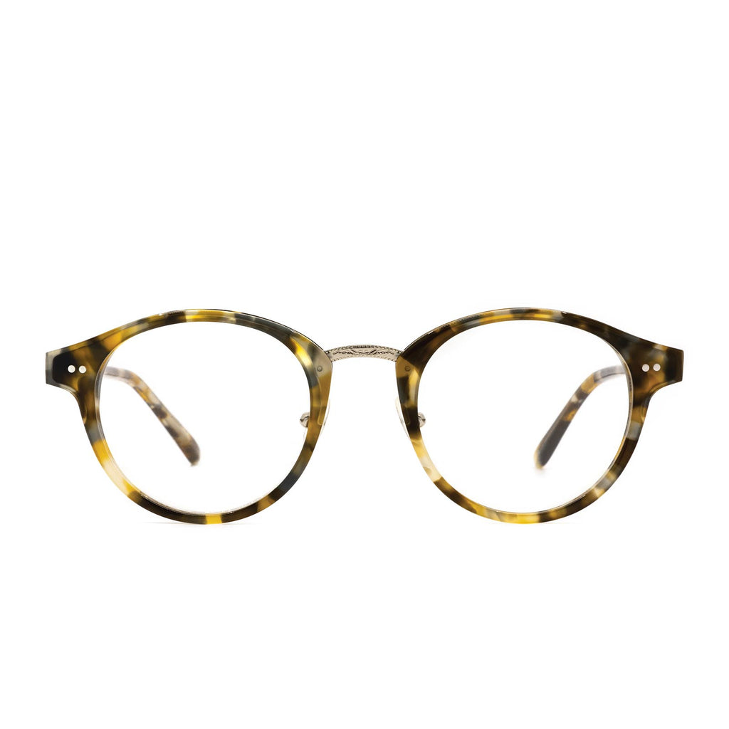 Banks - Round, Tortoise Frame Blue Light Glasses | DIFF Eyewear