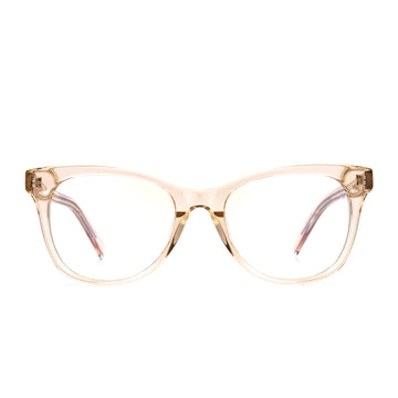 Carina Cat Eye Glasses | Blush Crystal & Blue Light Technology | DIFF ...