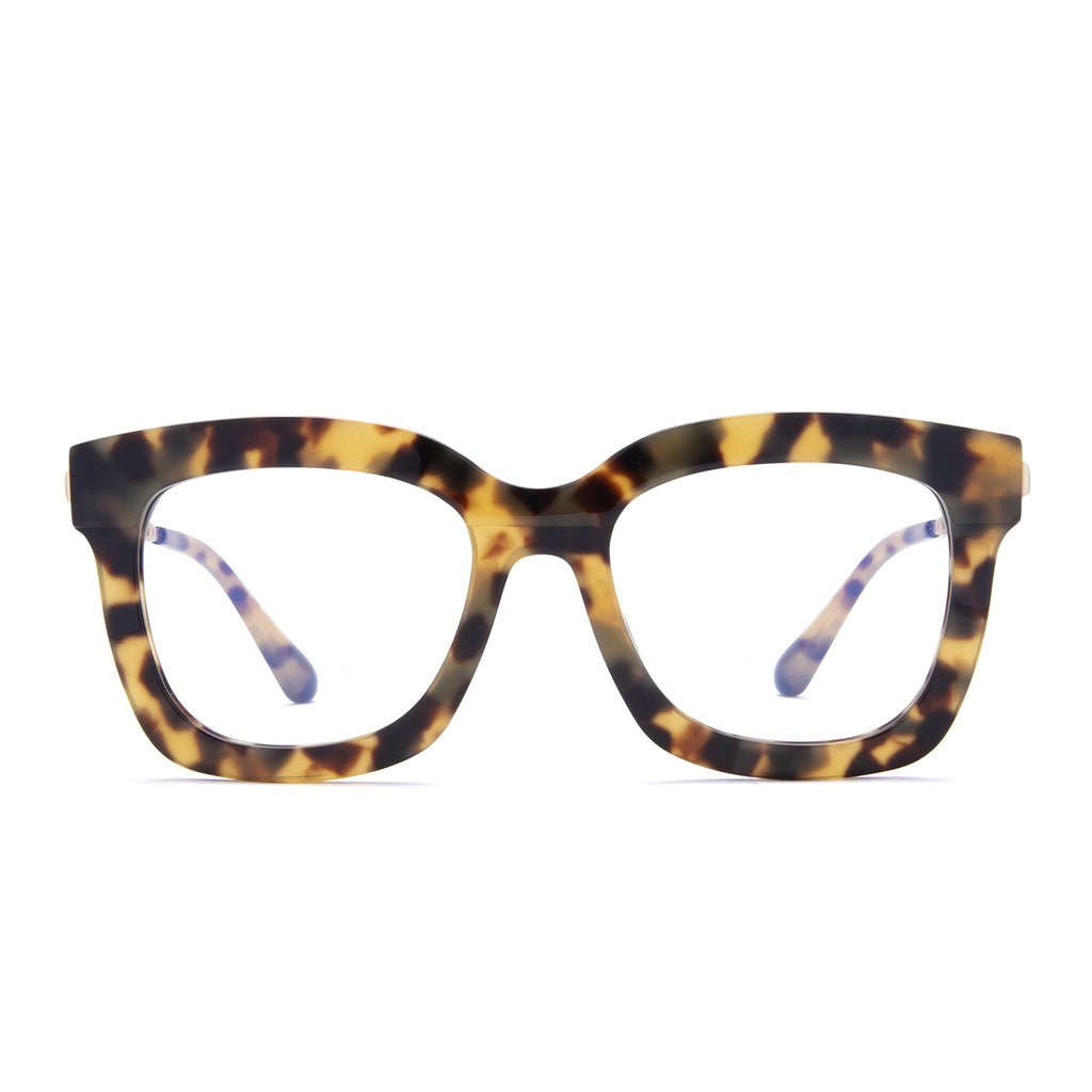 Carson II Square Glasses | Hazel Tortoise & Blue Light Technology ...