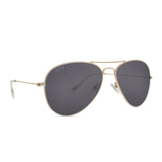 Cruz Aviator Sunglasses | Gold & Grey Lenses | DIFF Eyewear