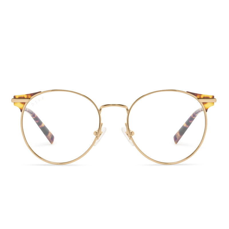 Clear gold clearance glasses mens