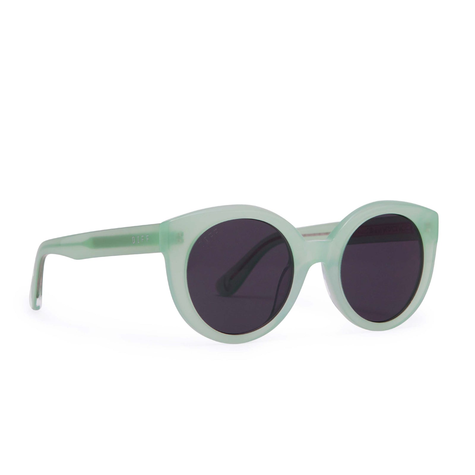 Grogu™ Cat Eye Sunglasses | Grogu™ Green & Dark Grey Lenses | DIFF Eyewear