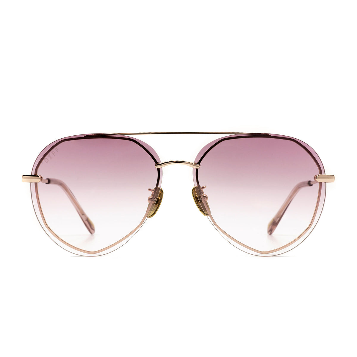 LENOX - ROSE GOLD + ROSE SUNGLASSES