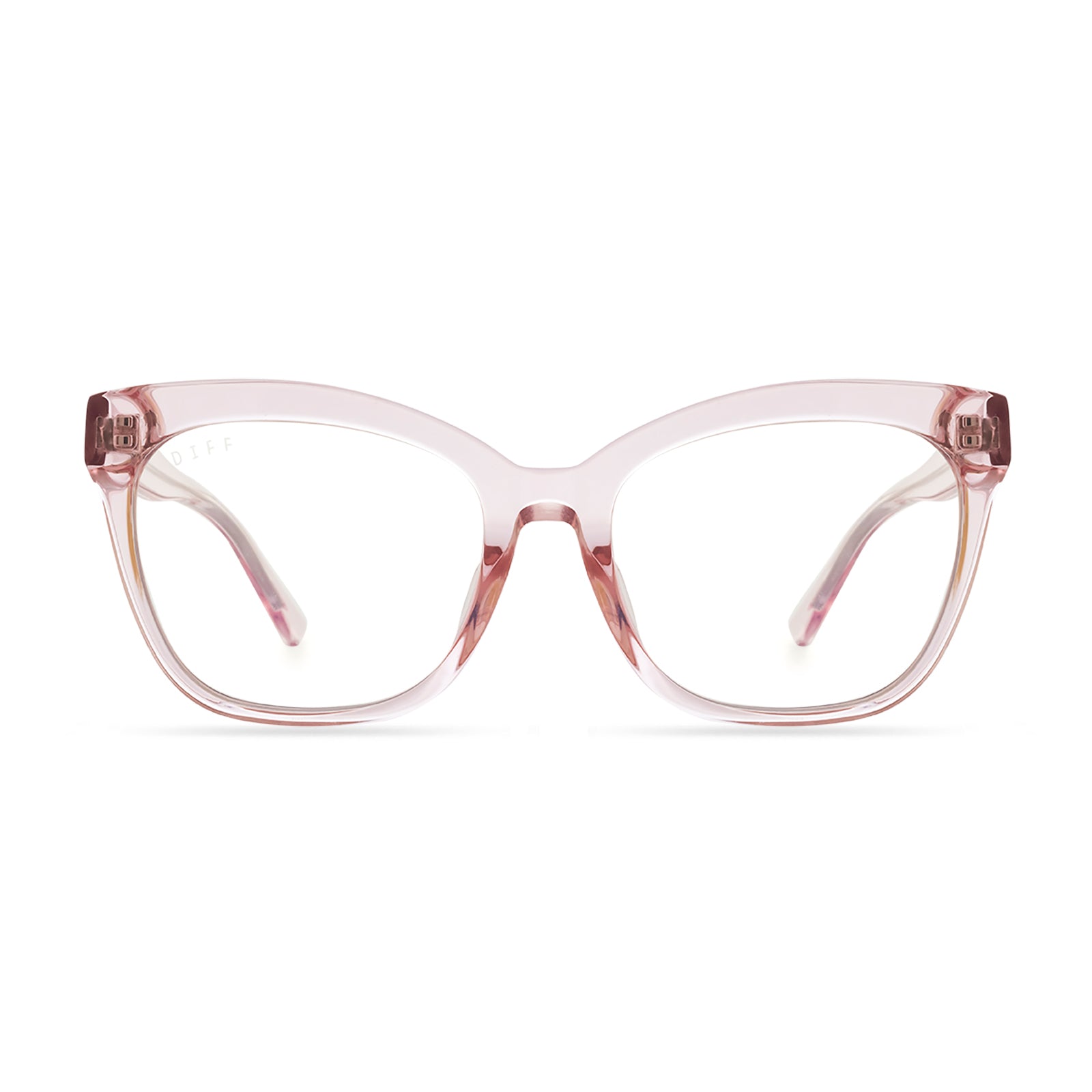 WINSTON - LIGHT PINK CRYSTAL + BLUE LIGHT TECHNOLOGY GLASSES