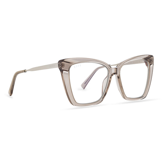 Becky IV Cat Eye Glasses | Vintage Crystal & Blue Light Technology ...