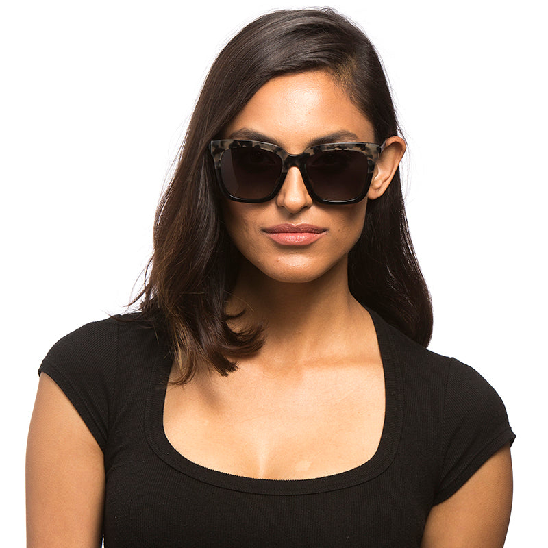 Bella Square Sunglasses l Grey Fade Frames & Smoke Gradient Lenses ...