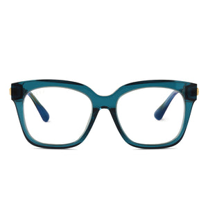 blue nerd glasses