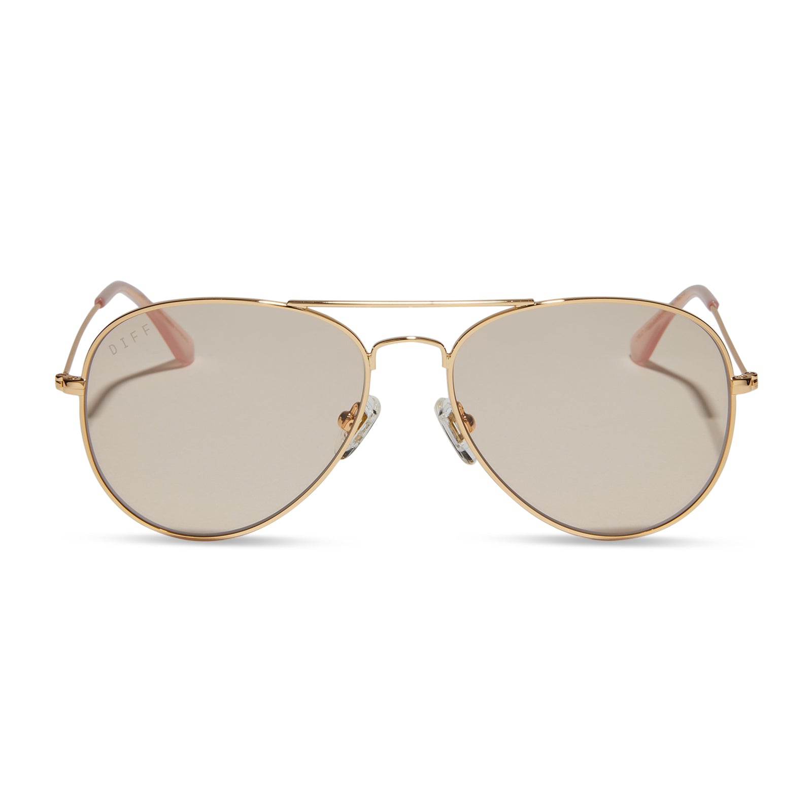 Image of CRUZ - GOLD + ROSE TEA PINK SUNGLASSES