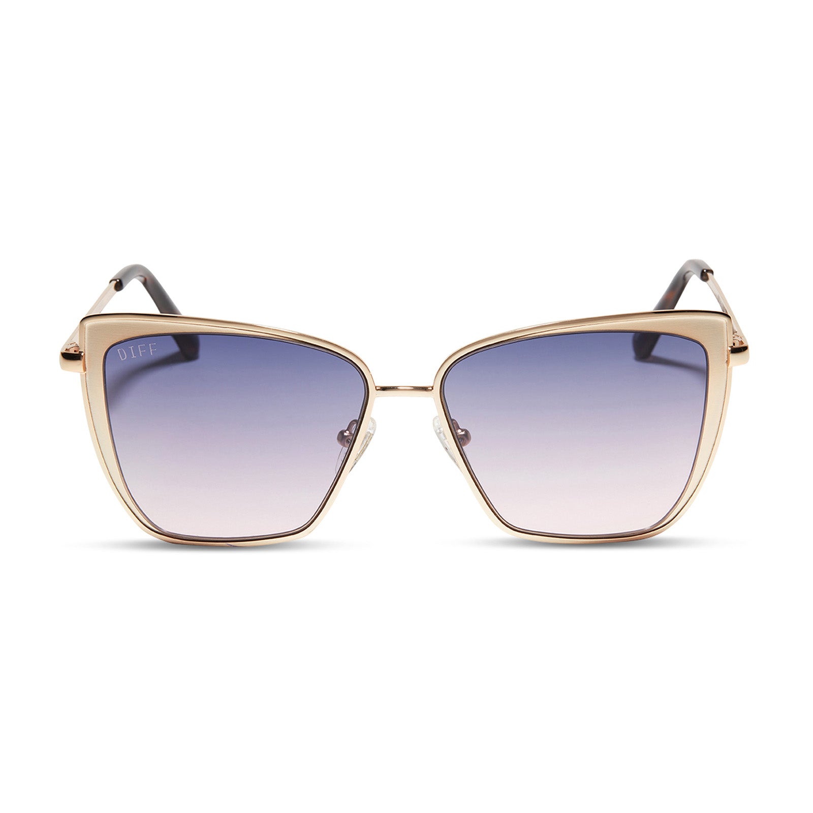 GOLDIE - BROWN SUGAR + BRONZE MIRROR SUNGLASSES