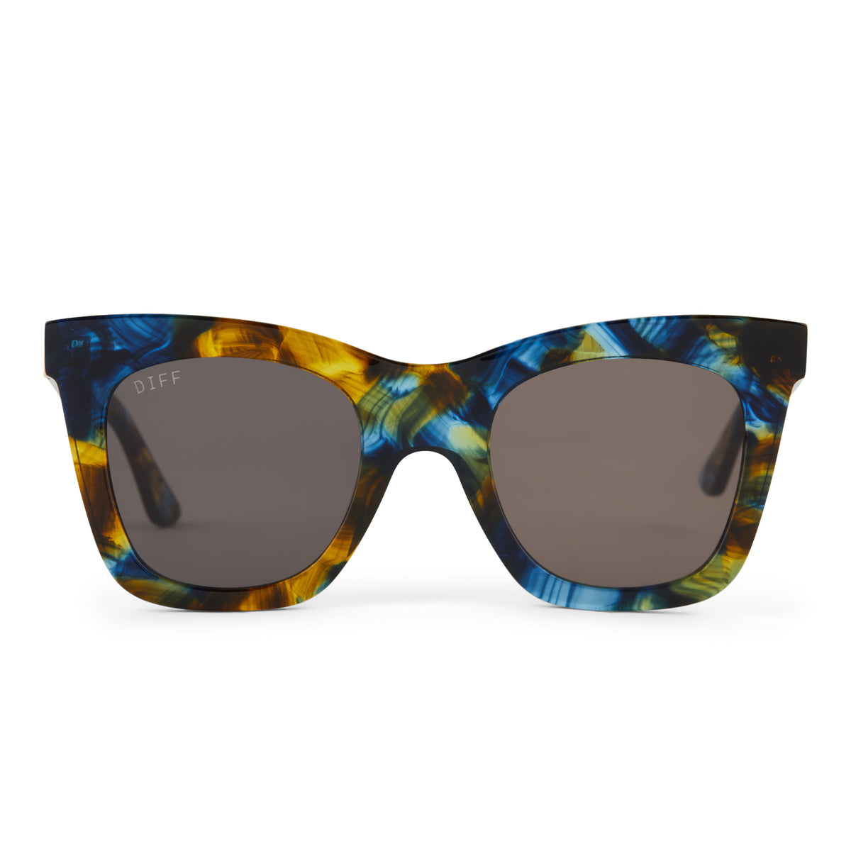 KAIA - GLACIAL TORTOISE + GREY SUNGLASSES