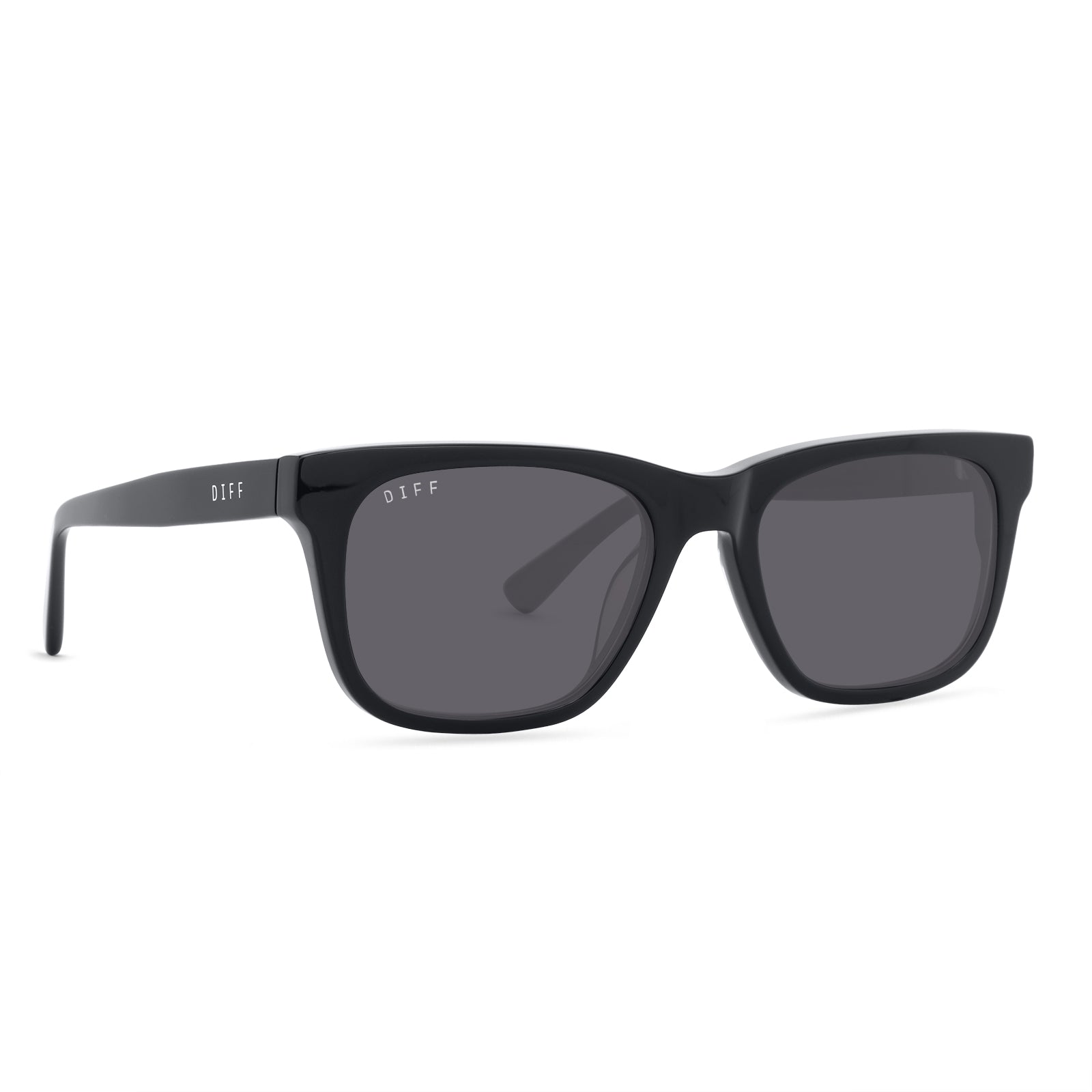 Wesley Polarized Rectangular Sunglasses | Black Rectangle Sunglasses ...
