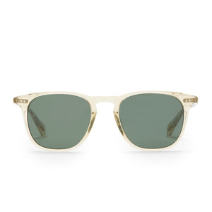 Maxwell Square Sunglasses | Platinum Crystal & G15 Polarized | DIFF Eyewear