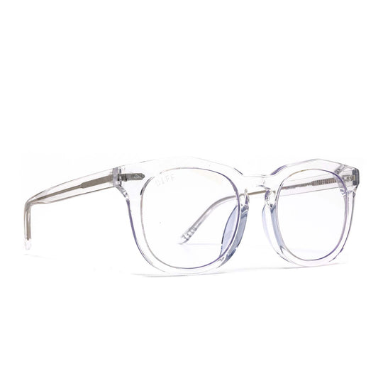 Weston Round Glasses | Crystal & Blue Light Technology | DIFF Eyewear