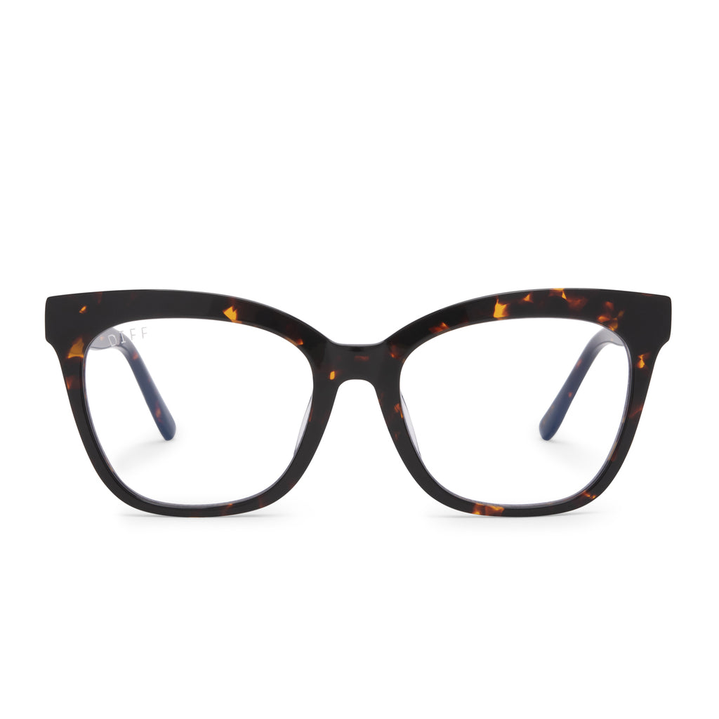 Winston Square Glasses | Dark Tortoise & Blue Light Technology | DIFF ...
