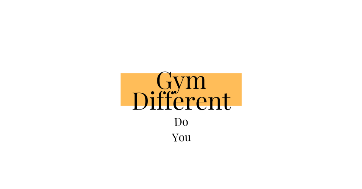 Gym Different