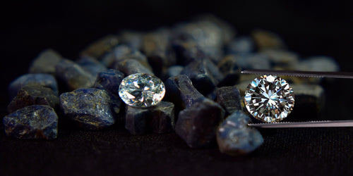 Ralph Jacobs Moissanite Lab Grown Natural Diamond Engagement Wedding Rings