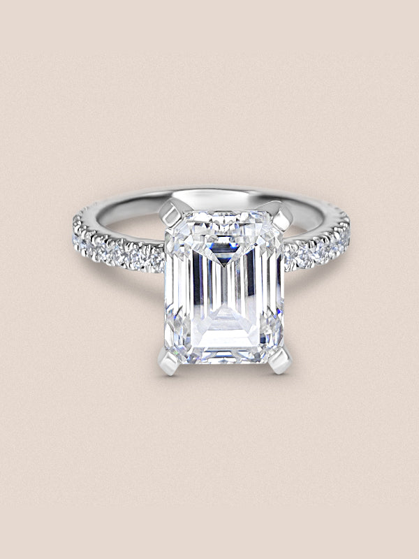 Emerald Cut Engagement Ring by Ralph Jacobs