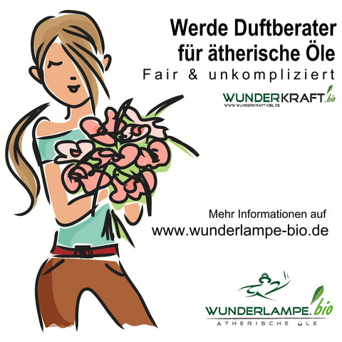 Duftberater werden für ätherische Aromaöle von Wunderkraft.bio