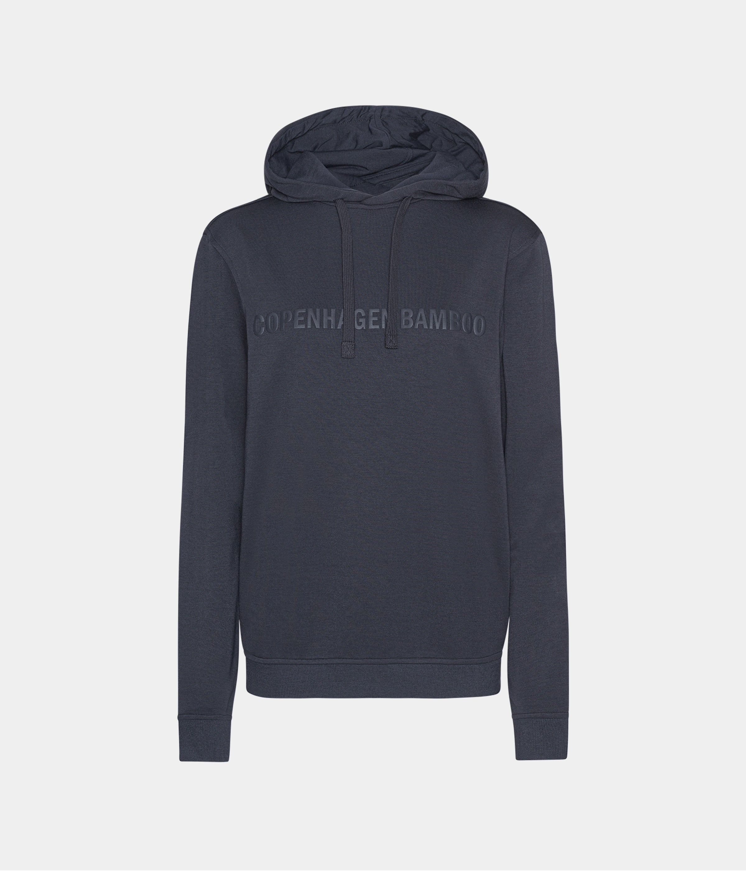 Billede af Mørkegrå bambus hoodie til dame med logo fra Copenhagen Bamboo, XXL hos Copenhagen Bamboo