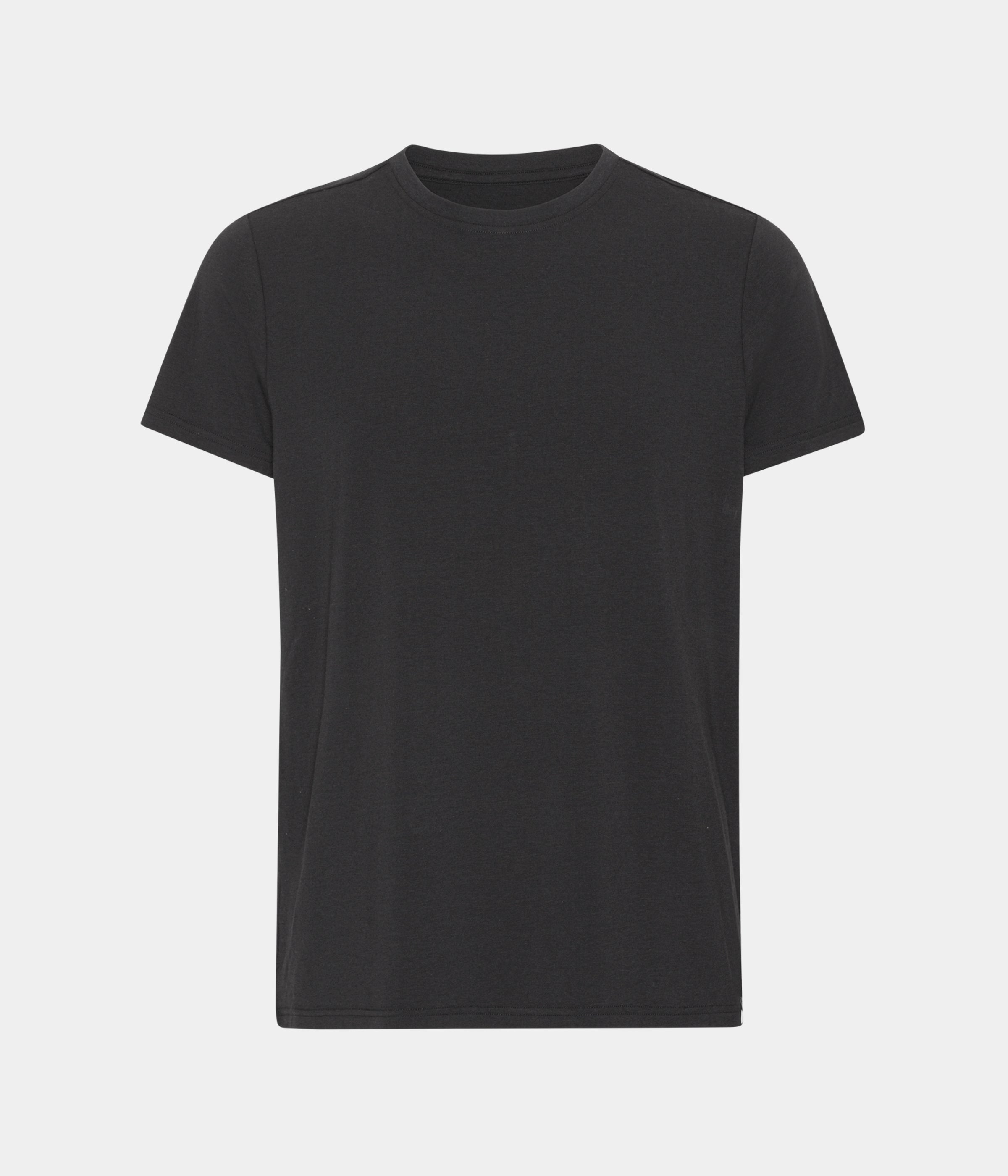 Billede af Sort bambus T-shirt med crew neck til mænd fra Copenhagen Bamboo, S