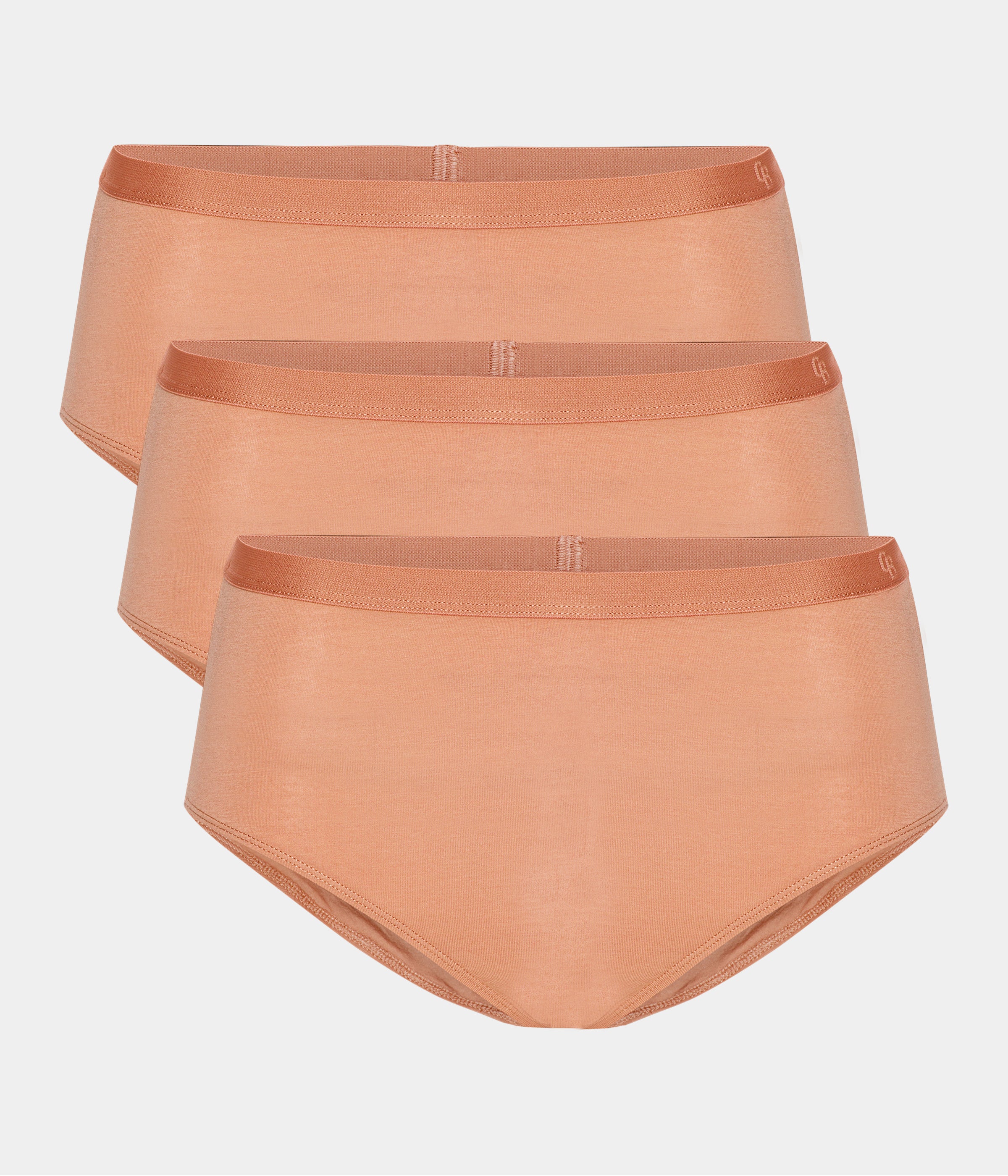 Billede af 3 par tan nude bambus maxi trusser fra Copenhagen Bamboo, S