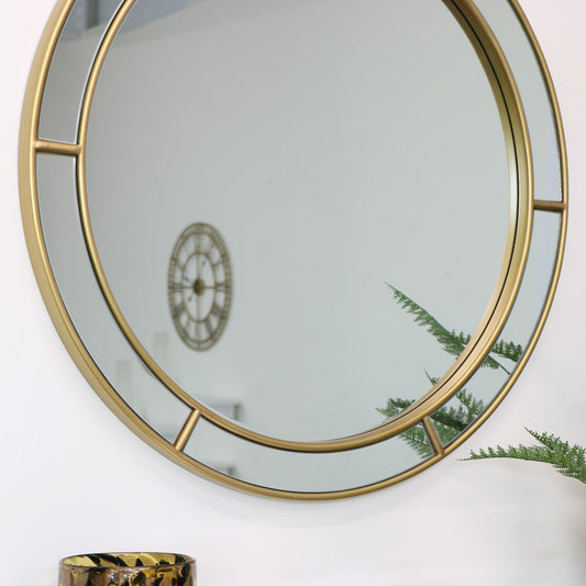 Large Round Silver Swirl Mirror 92cm x 92cm