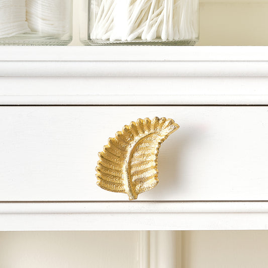 Gold Palm Leaf Drawer Knob – Windsor Browne
