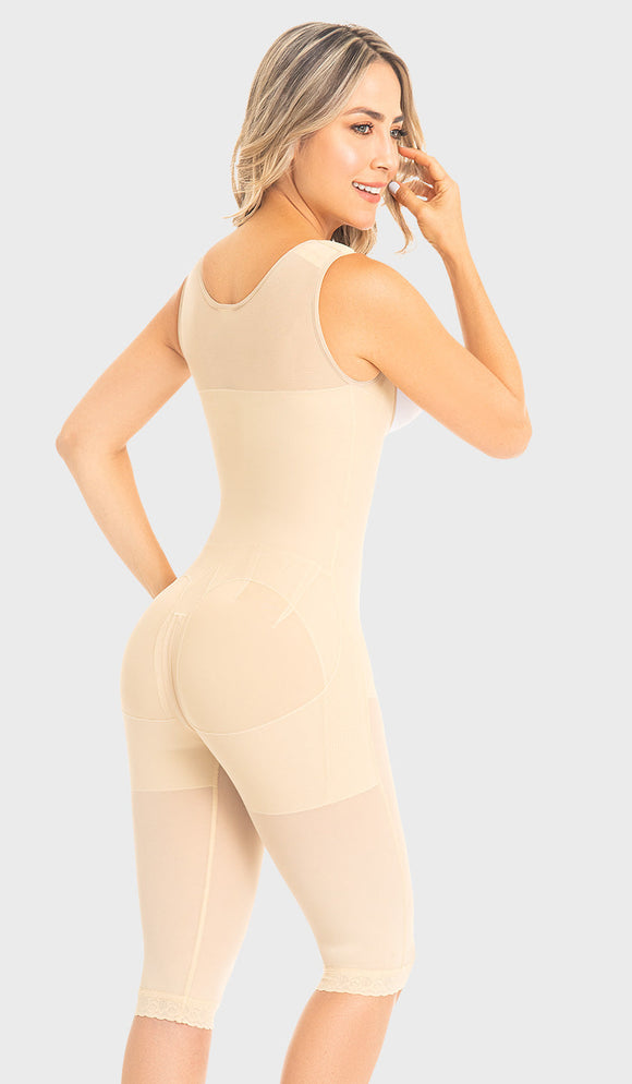 Faja Medico quirurgica Brasier Tira Ancha Beige