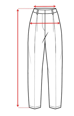 Size chart trousers