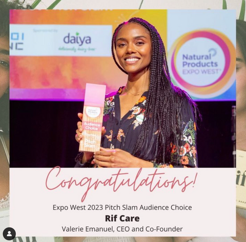 Rif Care menstrual products organic natural product expo west winner award