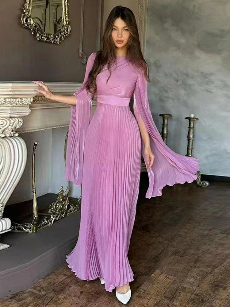 Bell Sleeve Maxi Dress