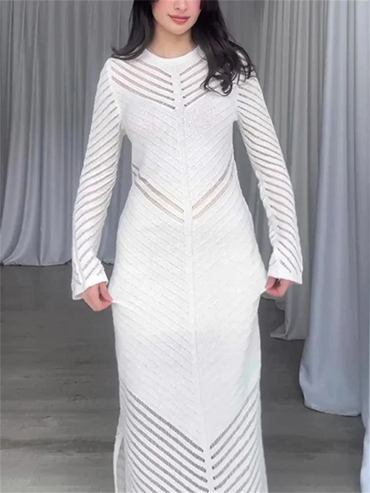 Long sleeves White