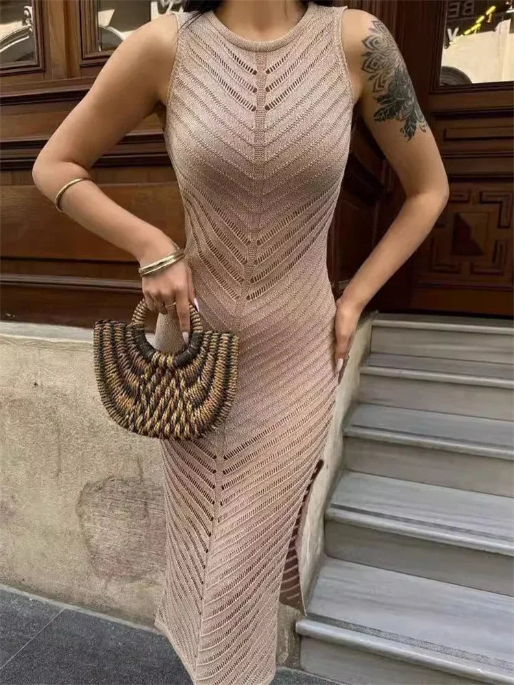 Sleeveless Khaki