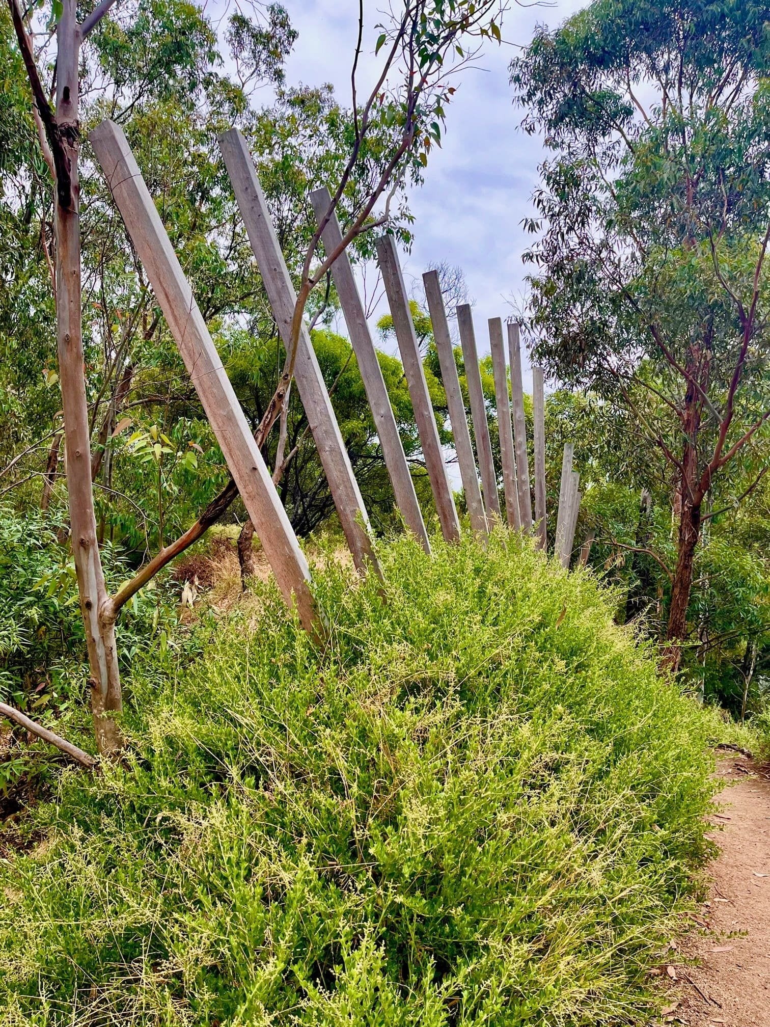 Herring Island Wave Sculpture Melbourne