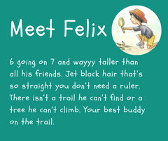 Meet Felix Gumnut Trails character