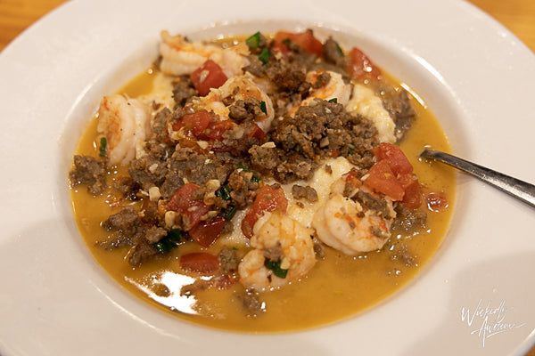 Shrimp & Grits - Rustic Table