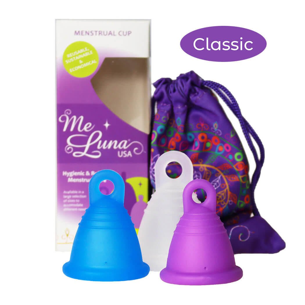 Amazon.com: Peachlife® 3 Pack Menstrual Cups with Ring Stem, Medium Size 28  ml - Soft, Medium Firm and Extra Firm : Health & Household