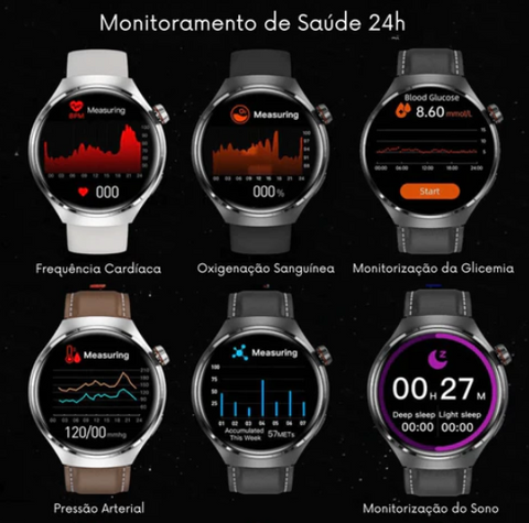 Relógio Smartwatch Premium GT4 Pro